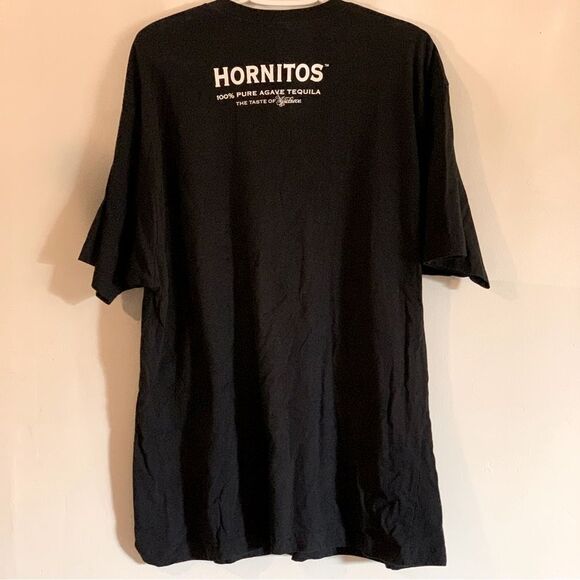 Hornitos Tequila T-Shirt Soft Anvil Black Mens Sz 2X Gorgeous - Picture 4 of 5